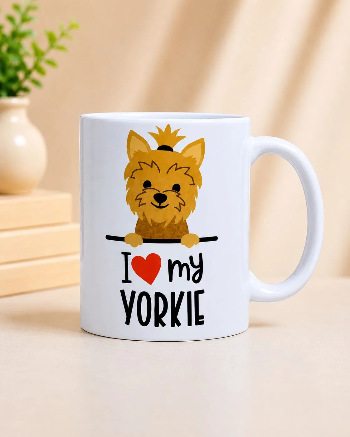 "I❤️my yorkie" Gift mug