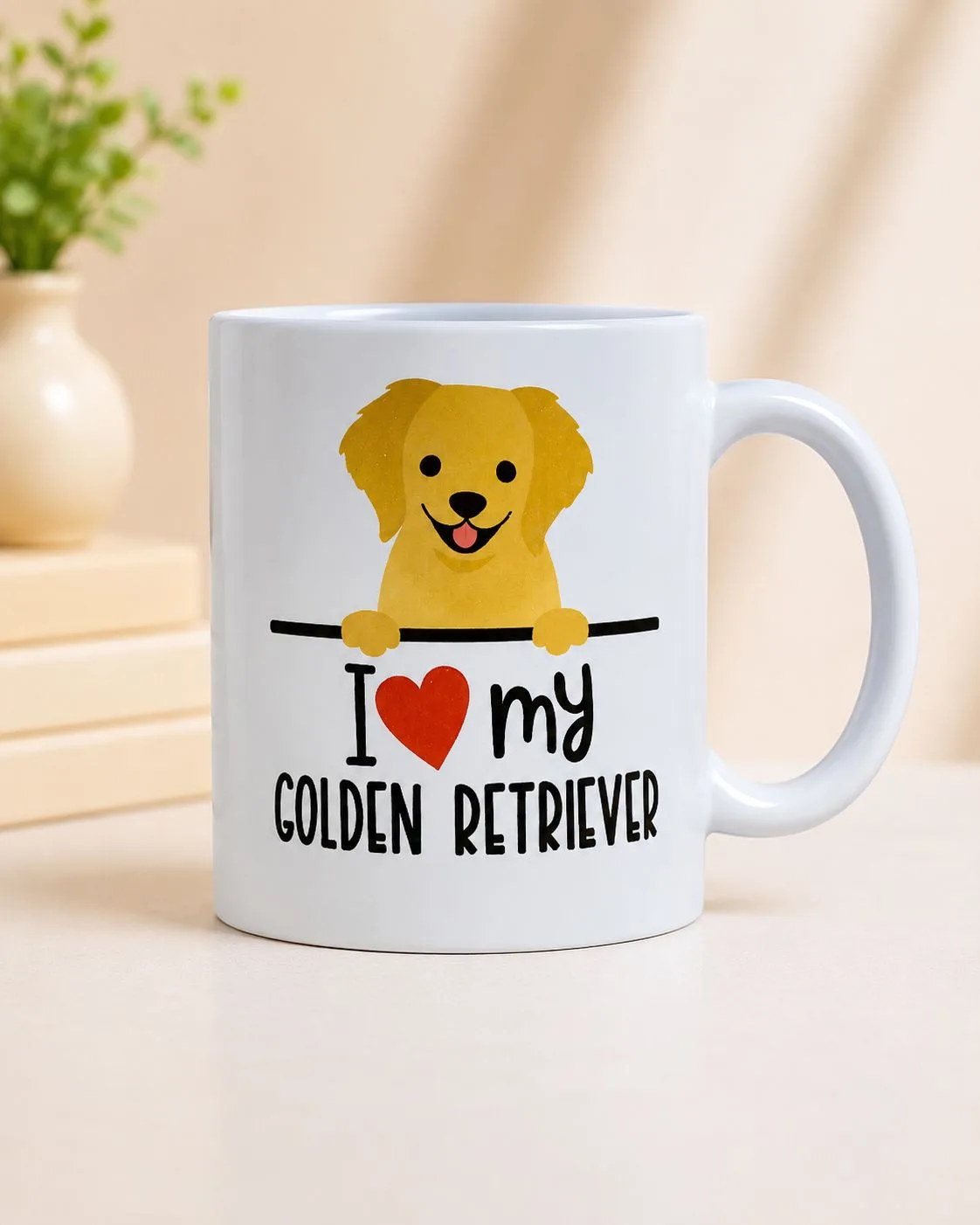"I❤️my golden retriever" Gift mug