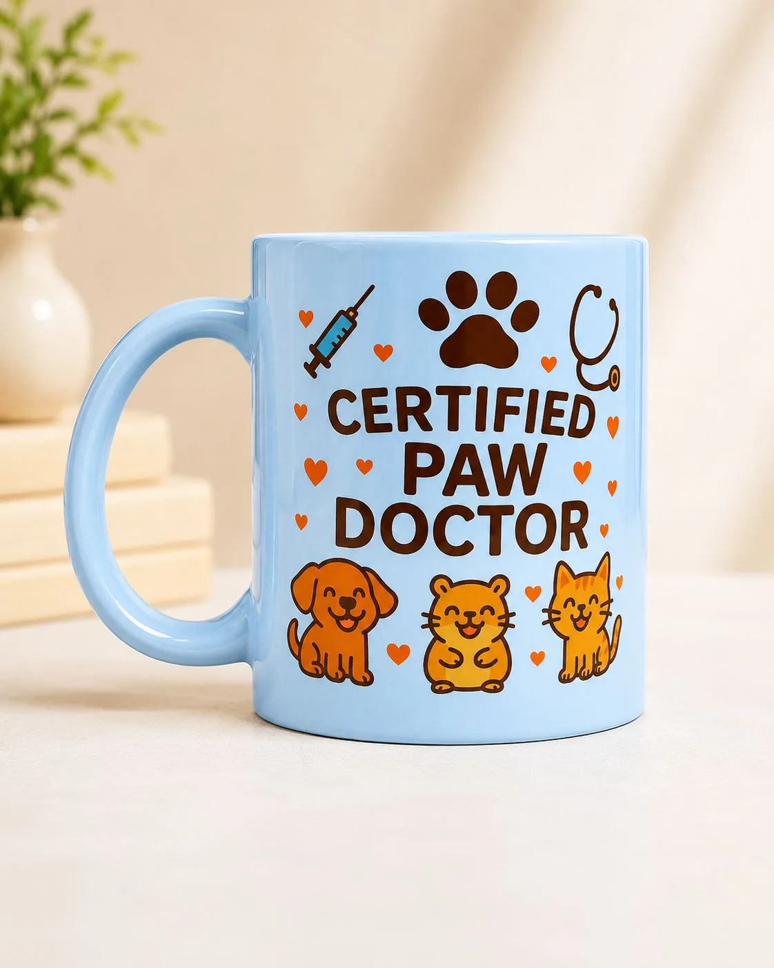 "CERTIFIED PAW DOCTOR" Gift mug