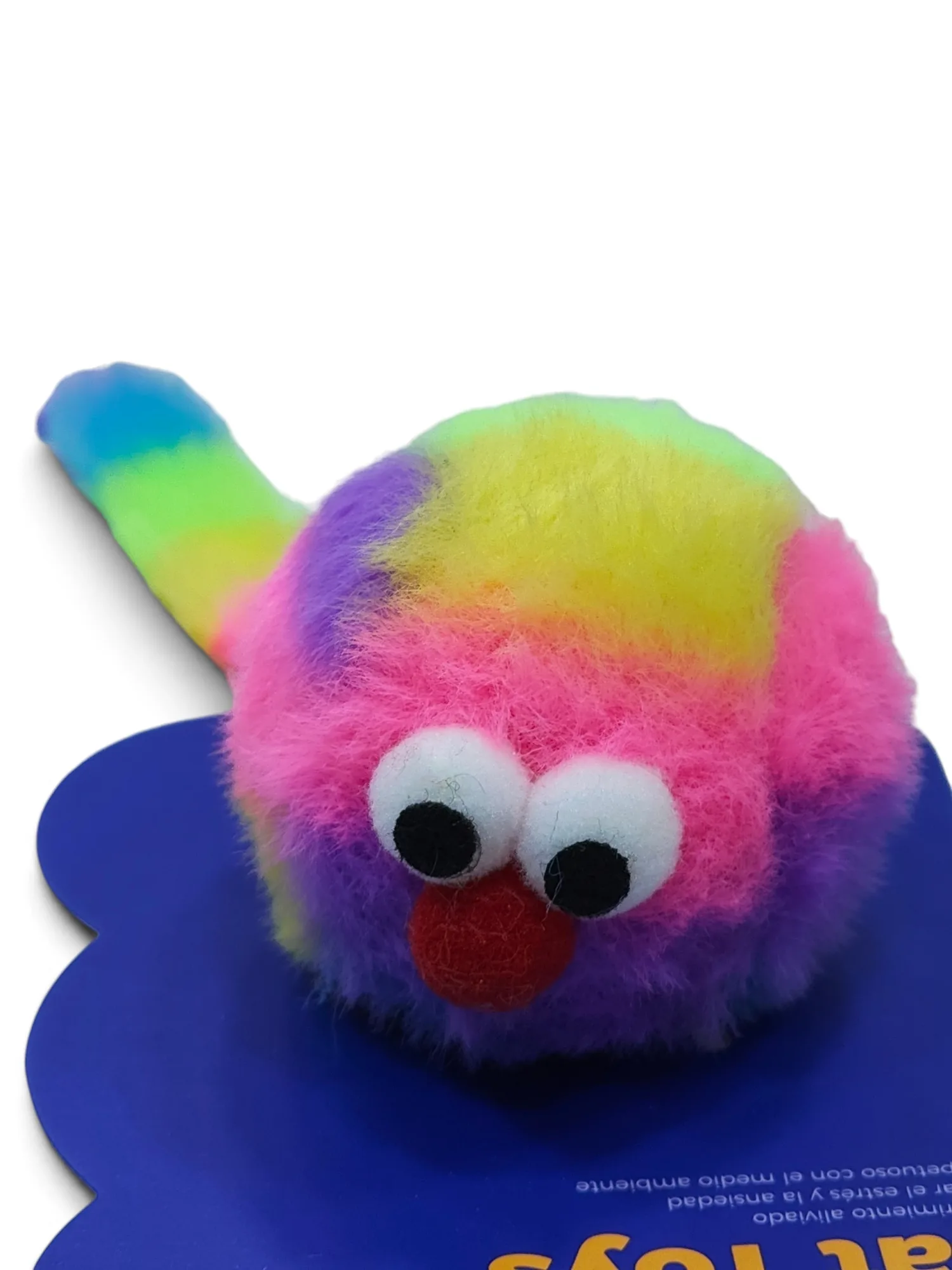 Rainbow Plush mouse Cat Toy