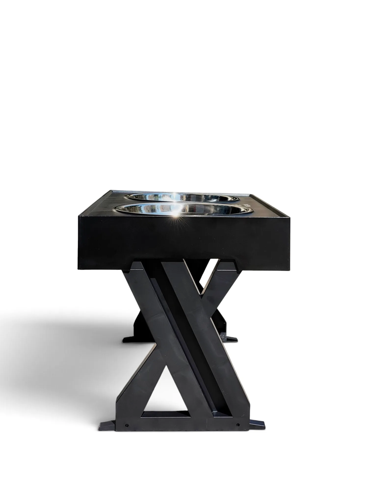 ELS PET Elevated Stainless Steel Double Dog Feeder Stand
