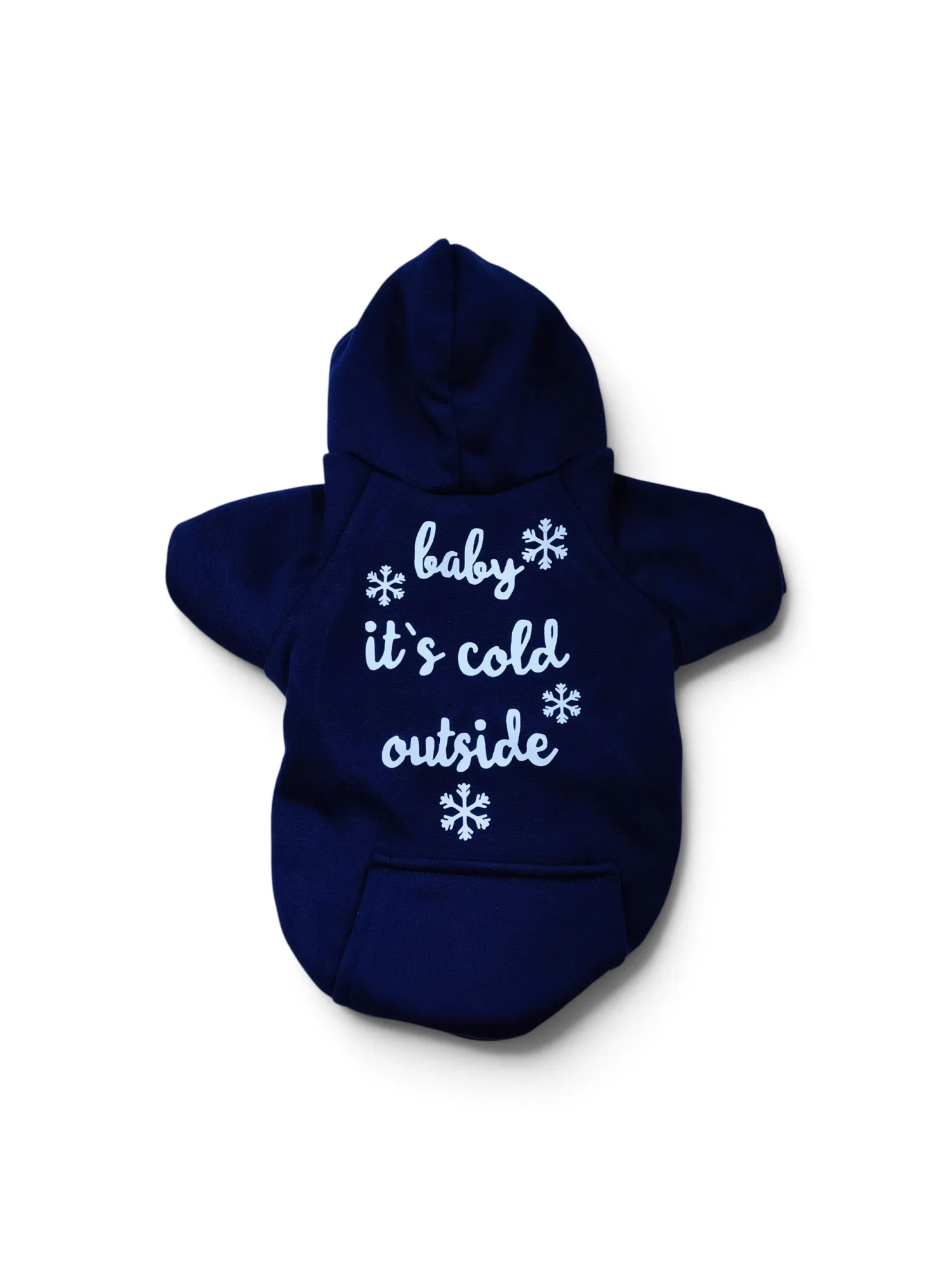 "Baby It's Cold Outside" Winter Hoodie - M