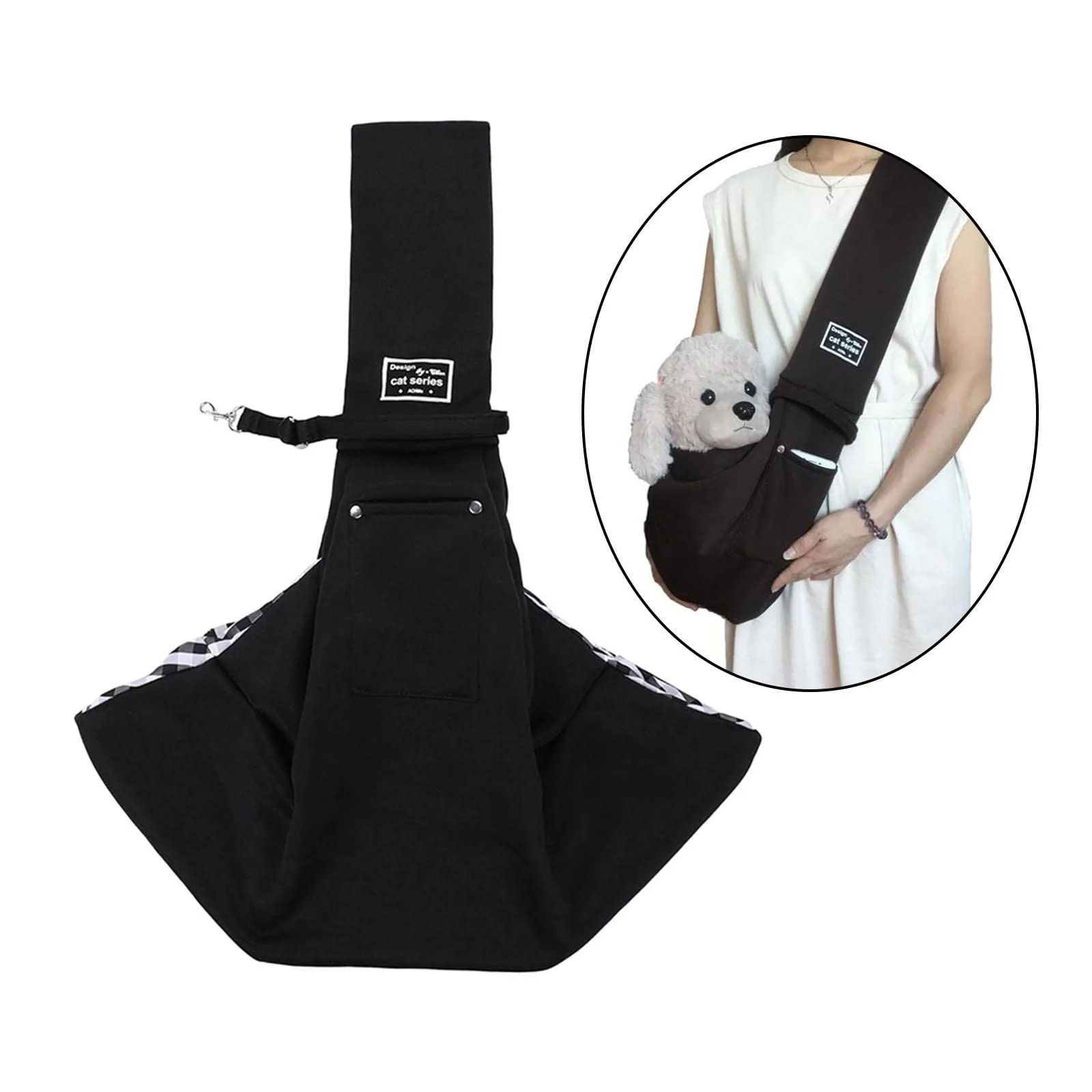 Cross-body pet carrier