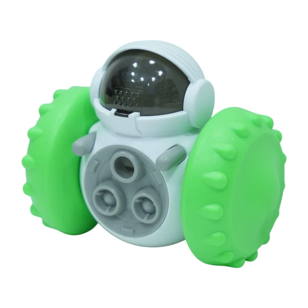 Fun and Interactive Treat-Dispensing Toy for Pets-green