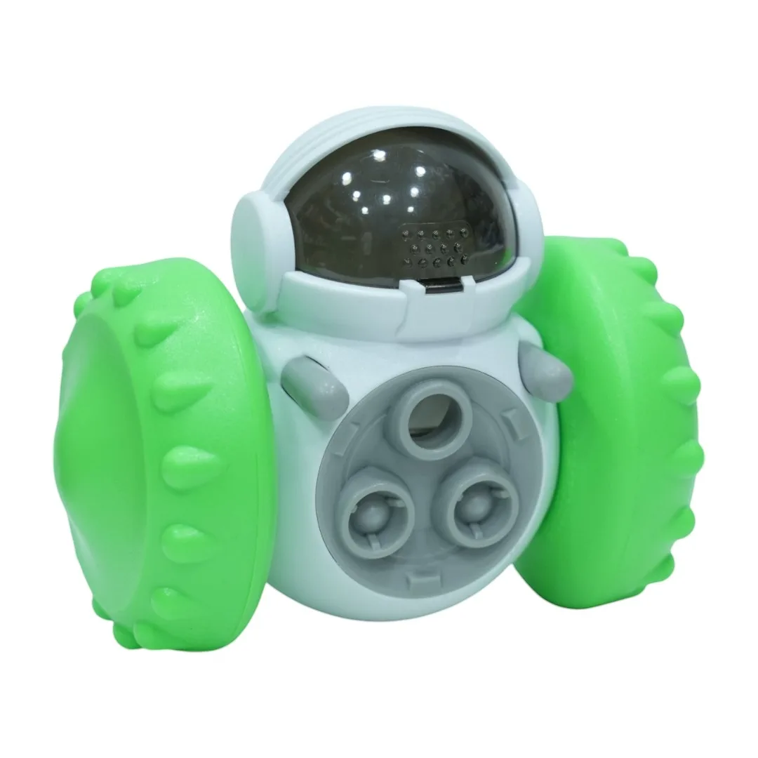Fun and Interactive Treat-Dispensing Toy for Pets-green