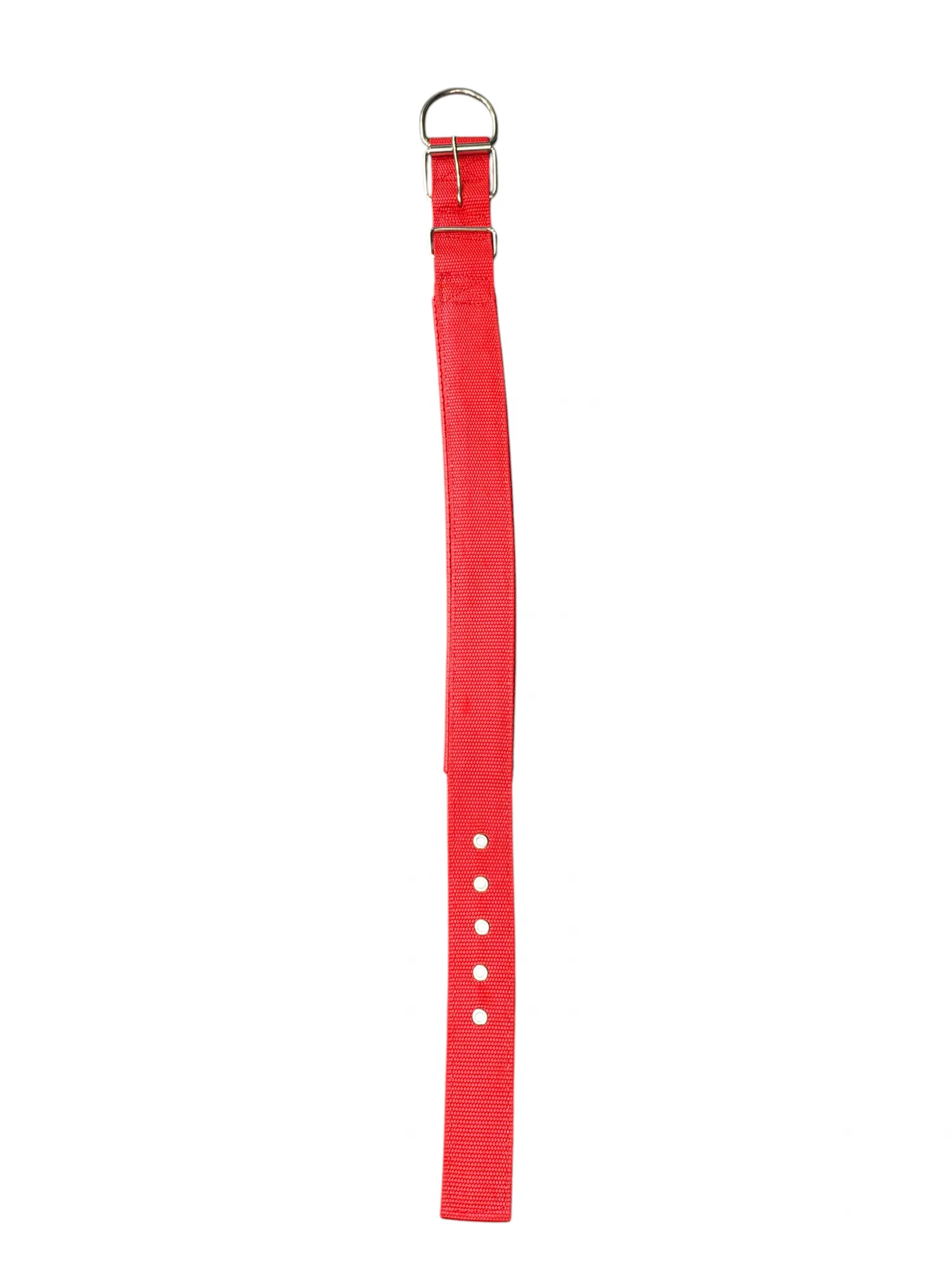 High-durability webbing collar - red