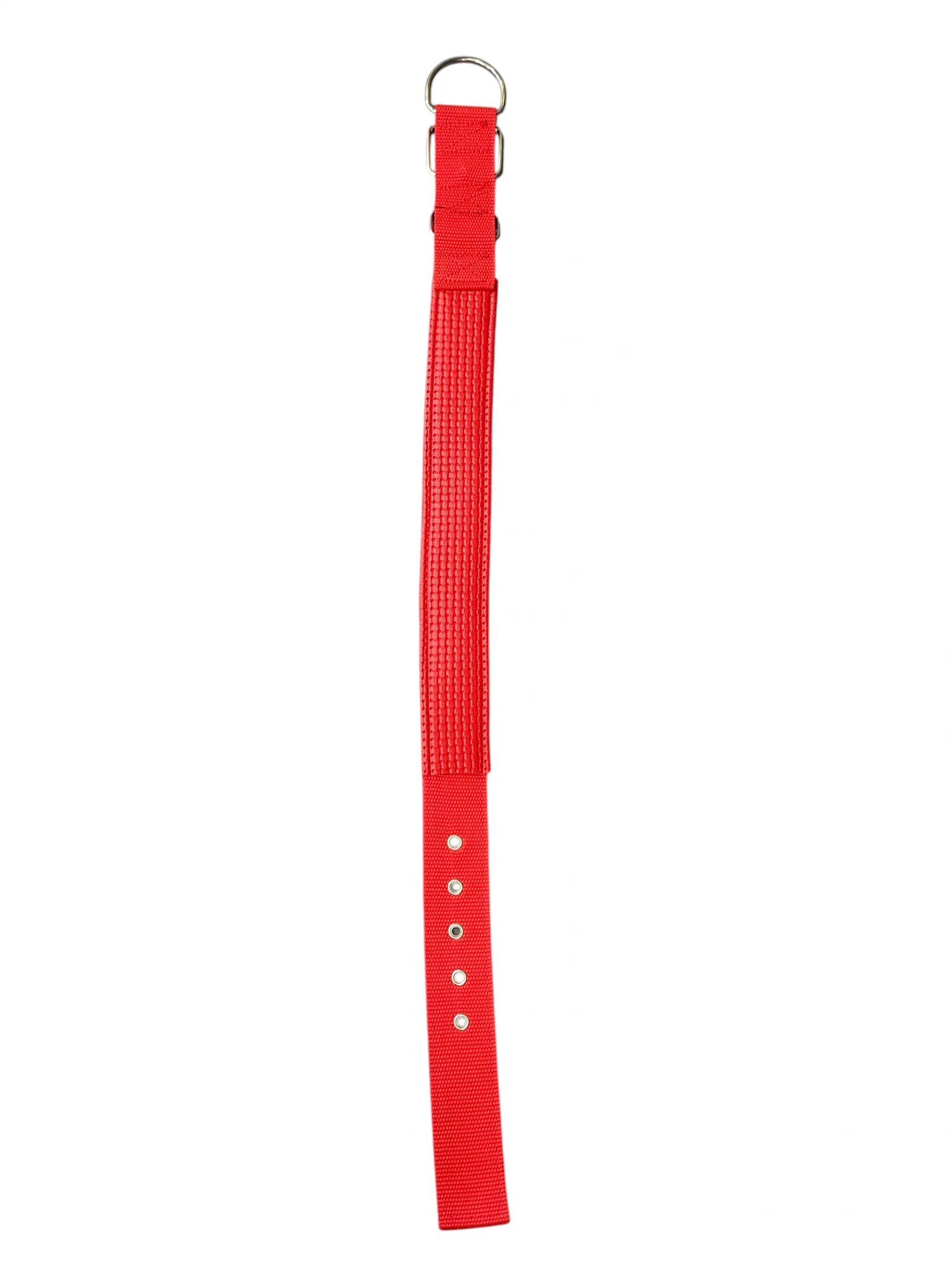 High-durability webbing collar - red