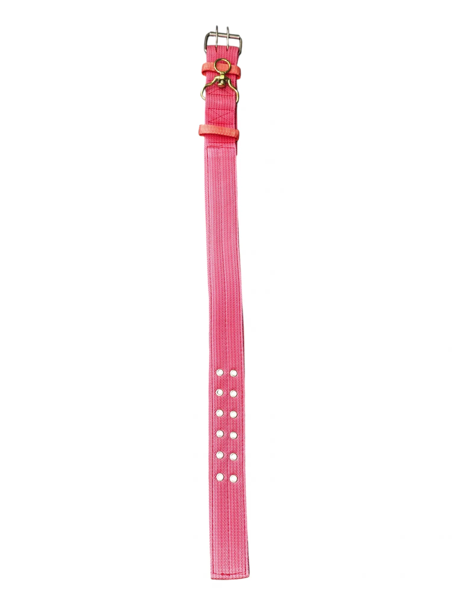 Wide profile webbing collar - red