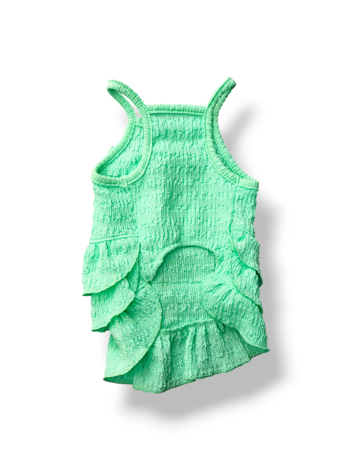 Textured summer pet dress - L