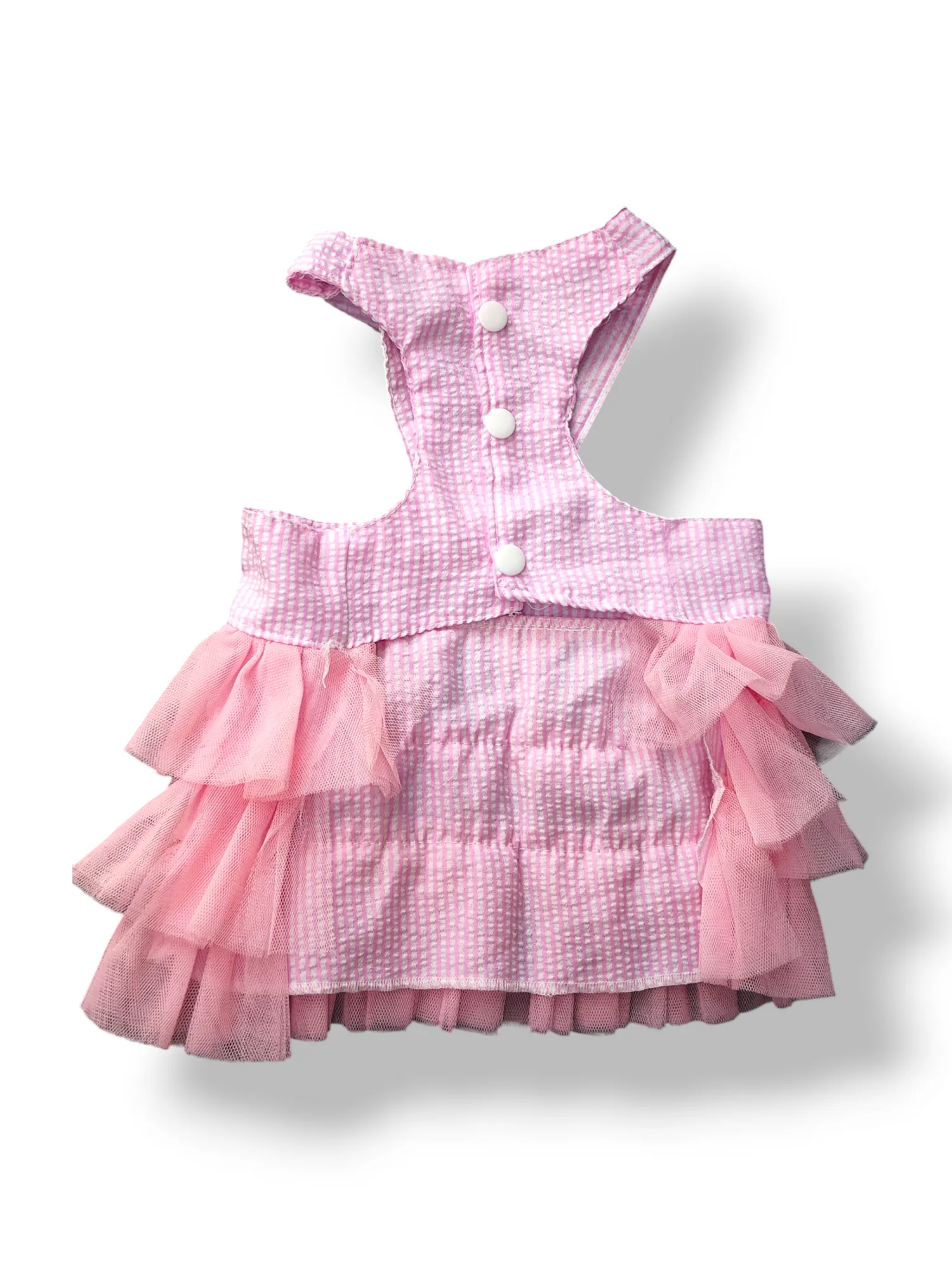 Gingham check pet dress 2XL