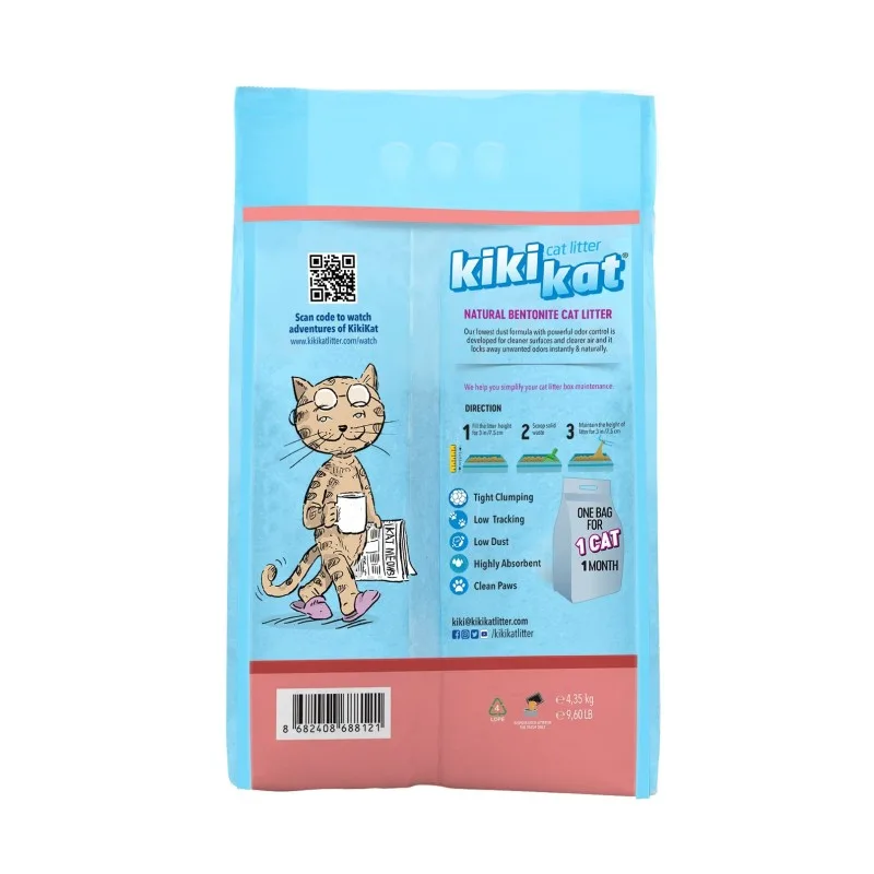 Kiki Kat Cat Litter  Baby Powder - 5 LT