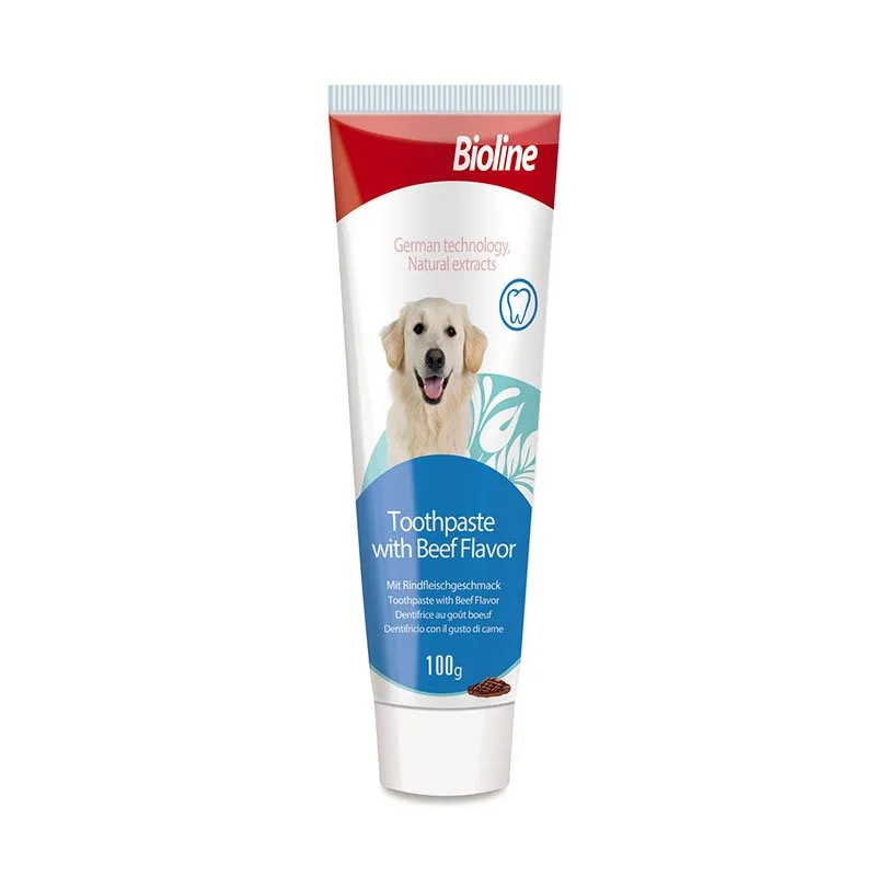 Bioline Dental Care Set with Beef Flavor Toothpaste