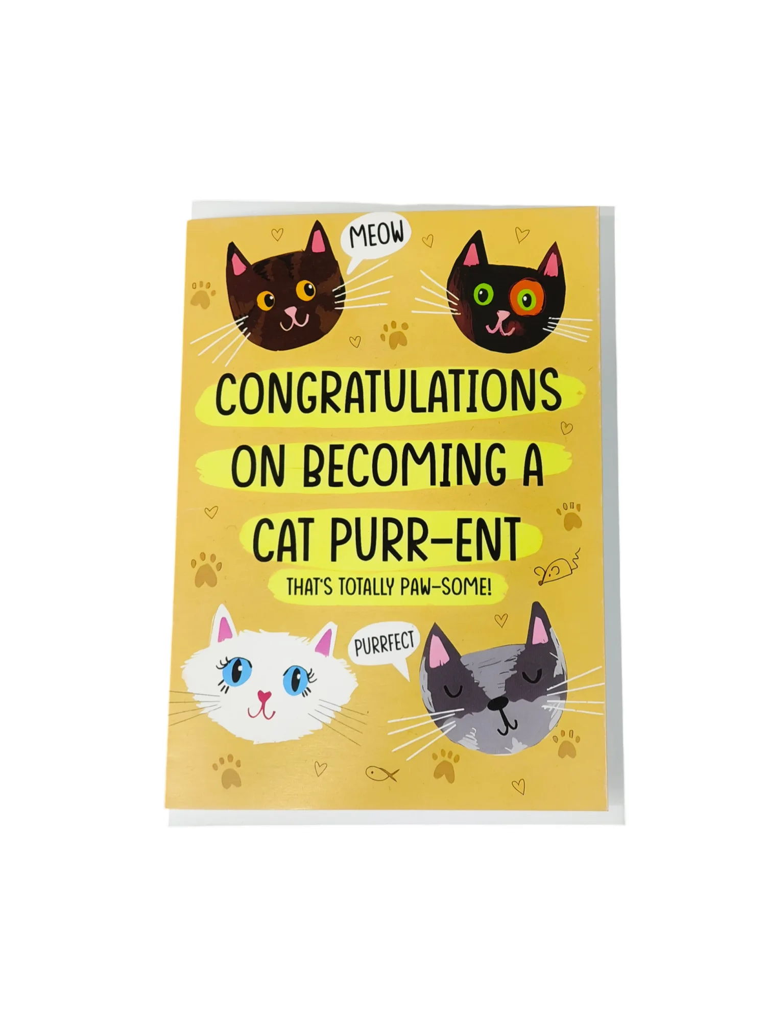 New Cat Parent Congratulations Card