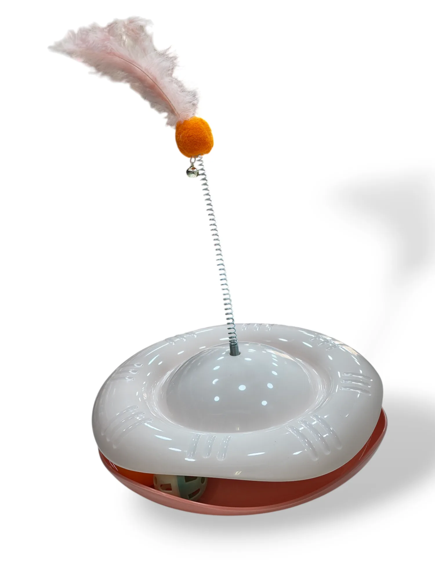 dual action interactive cat toy