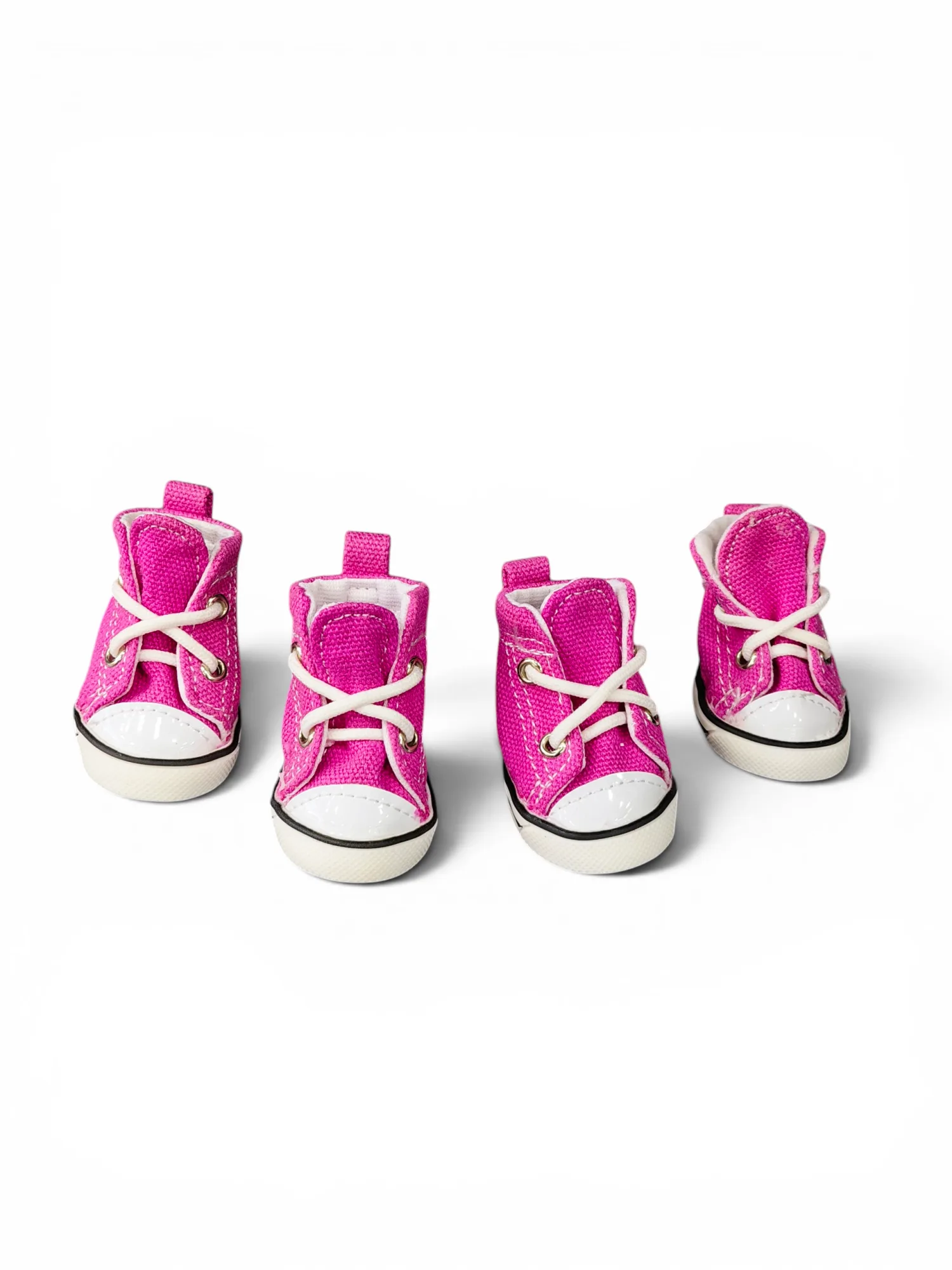 Miniature Canvas High-Top Pet Shoes - XS
