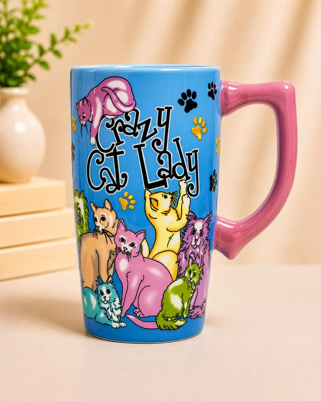 Crazy cat lady mug