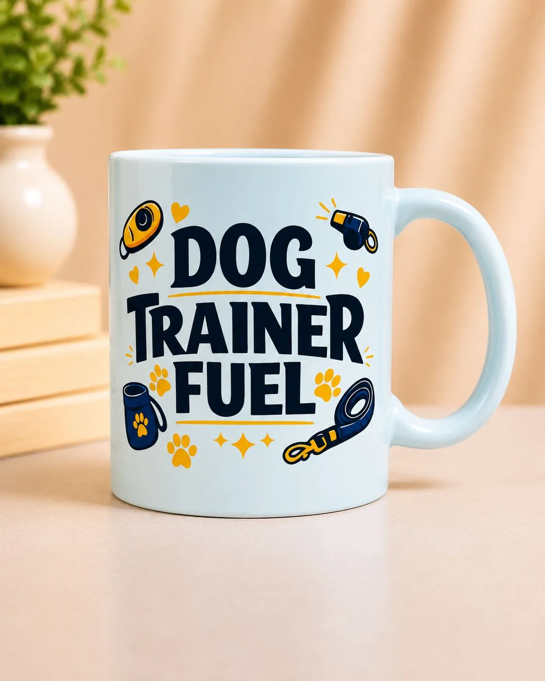 Dog trainer fuel mug