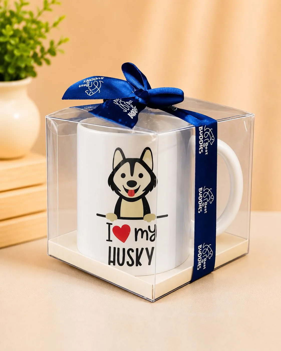 "I❤️my husky" Gift mug