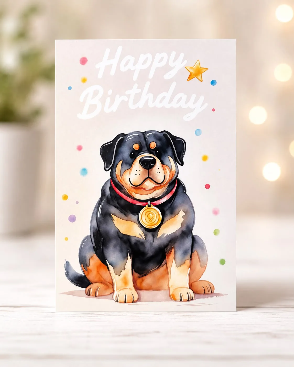 Single-Sided Birthday Card