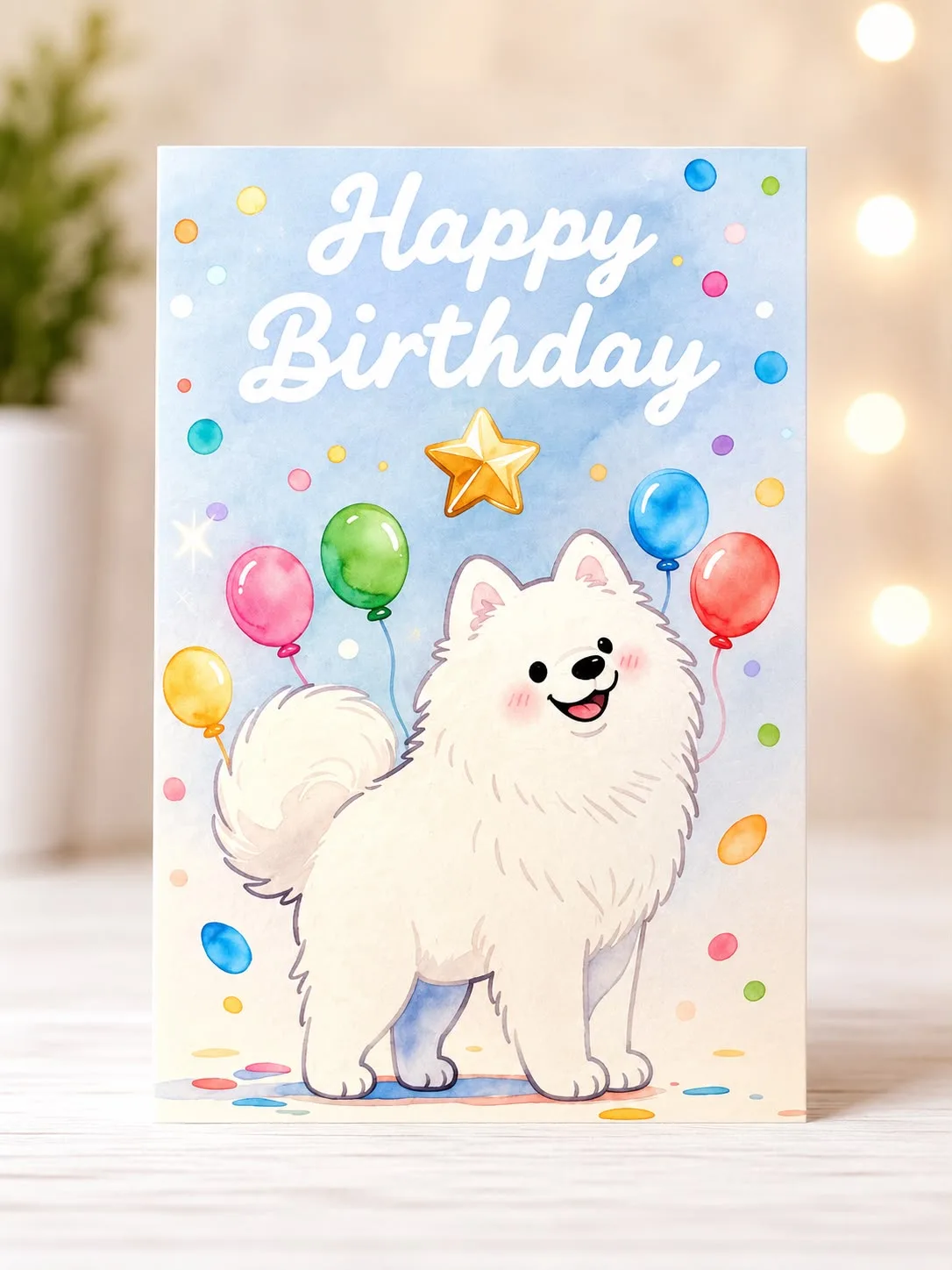 Single-Sided Birthday Card