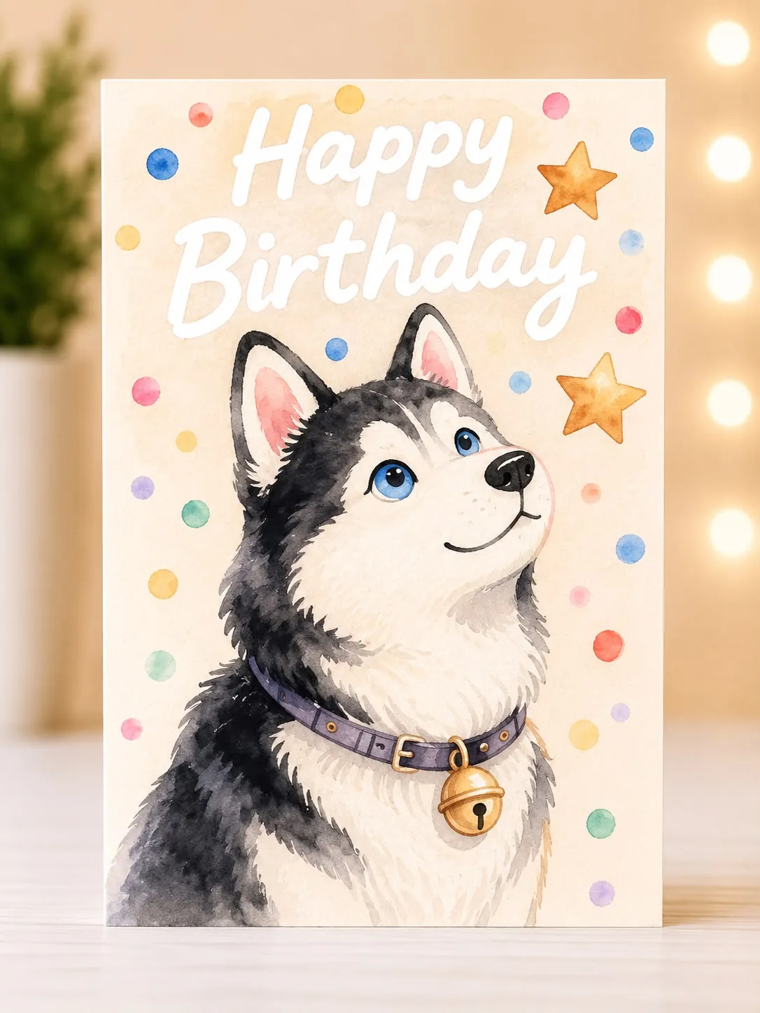 Single-Sided Birthday Card