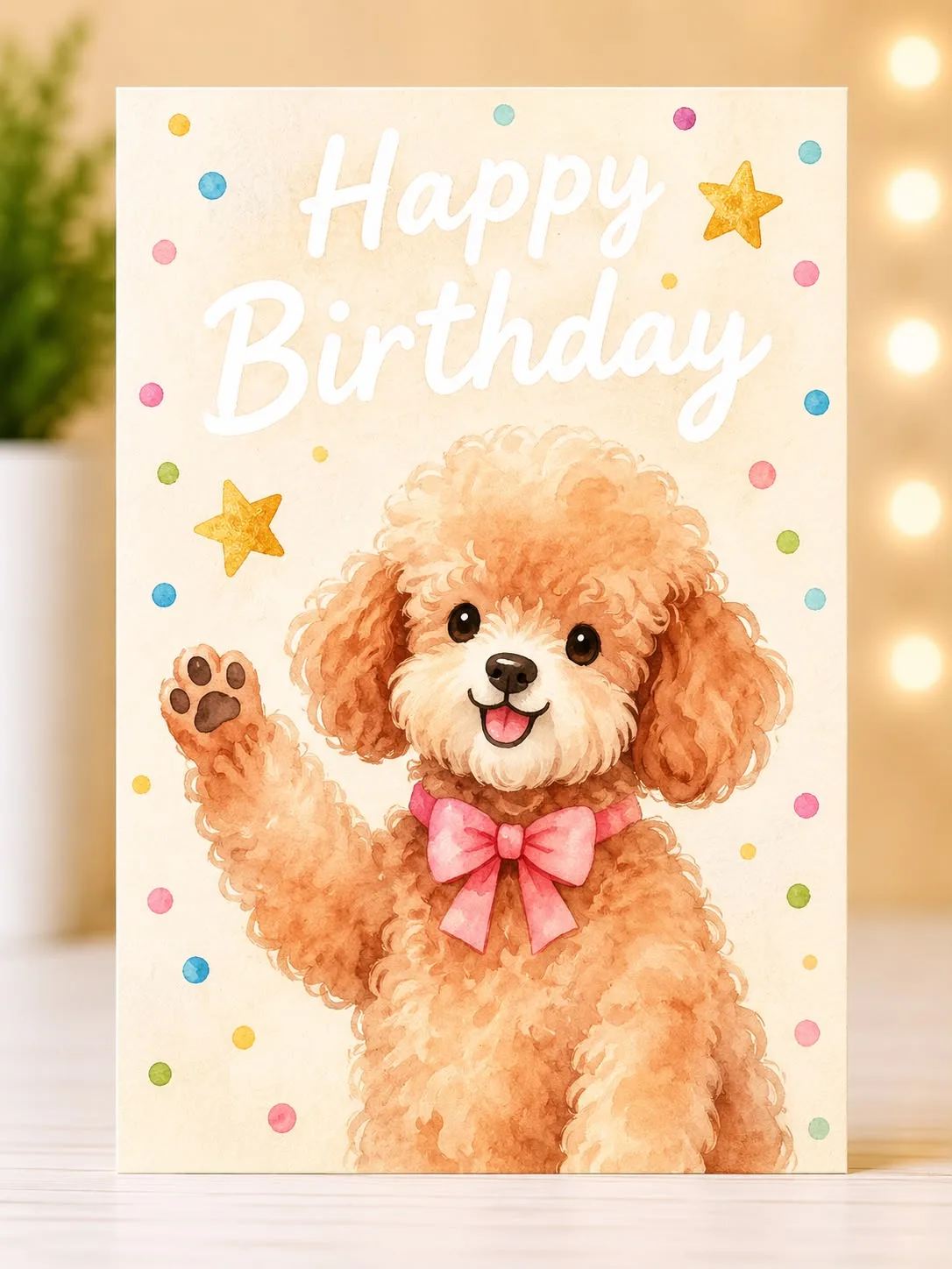 Single-Sided Birthday Card