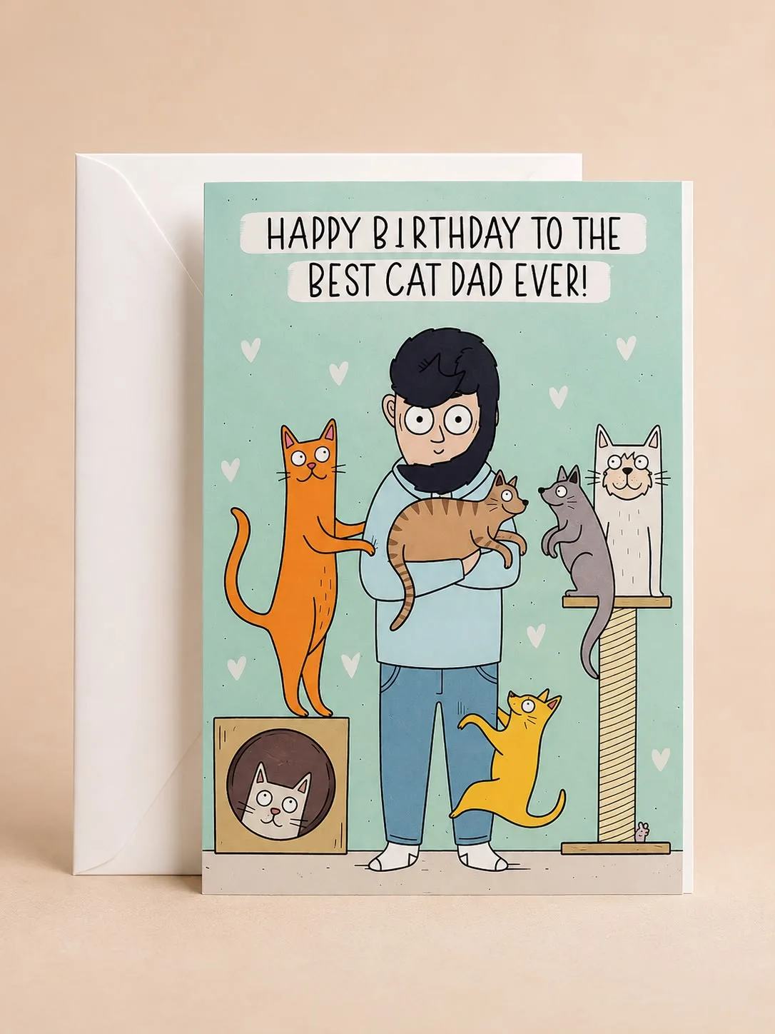 Ultimate Cat Dad Birthday Card