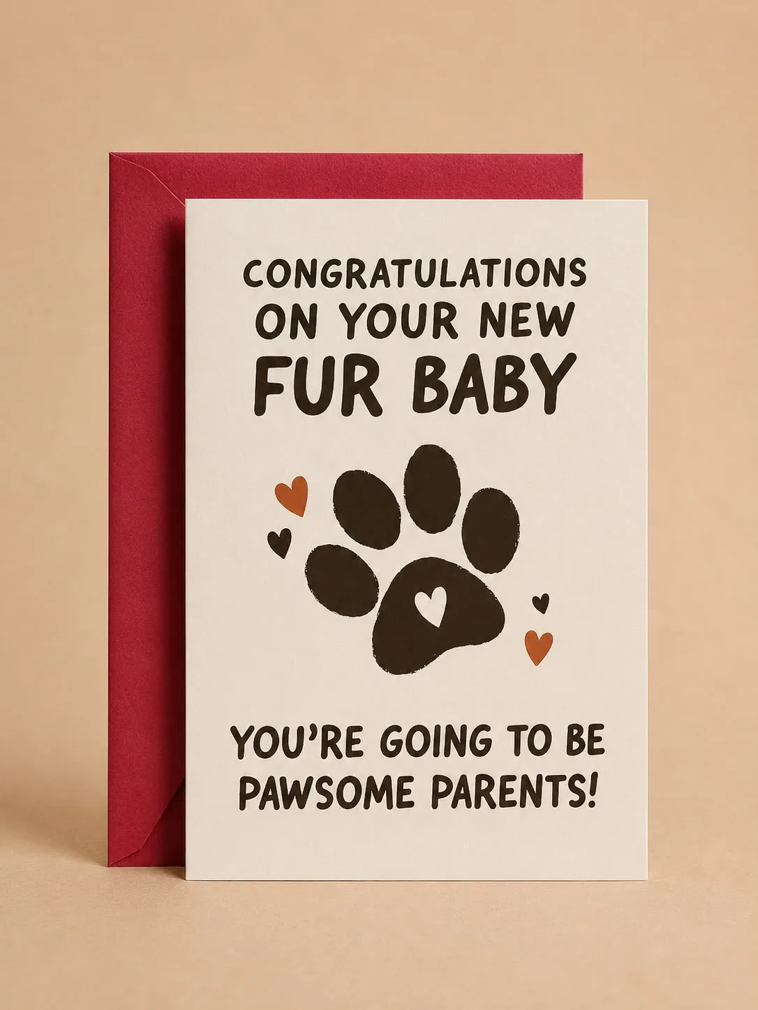 "From Your Fur Baby" Love Card