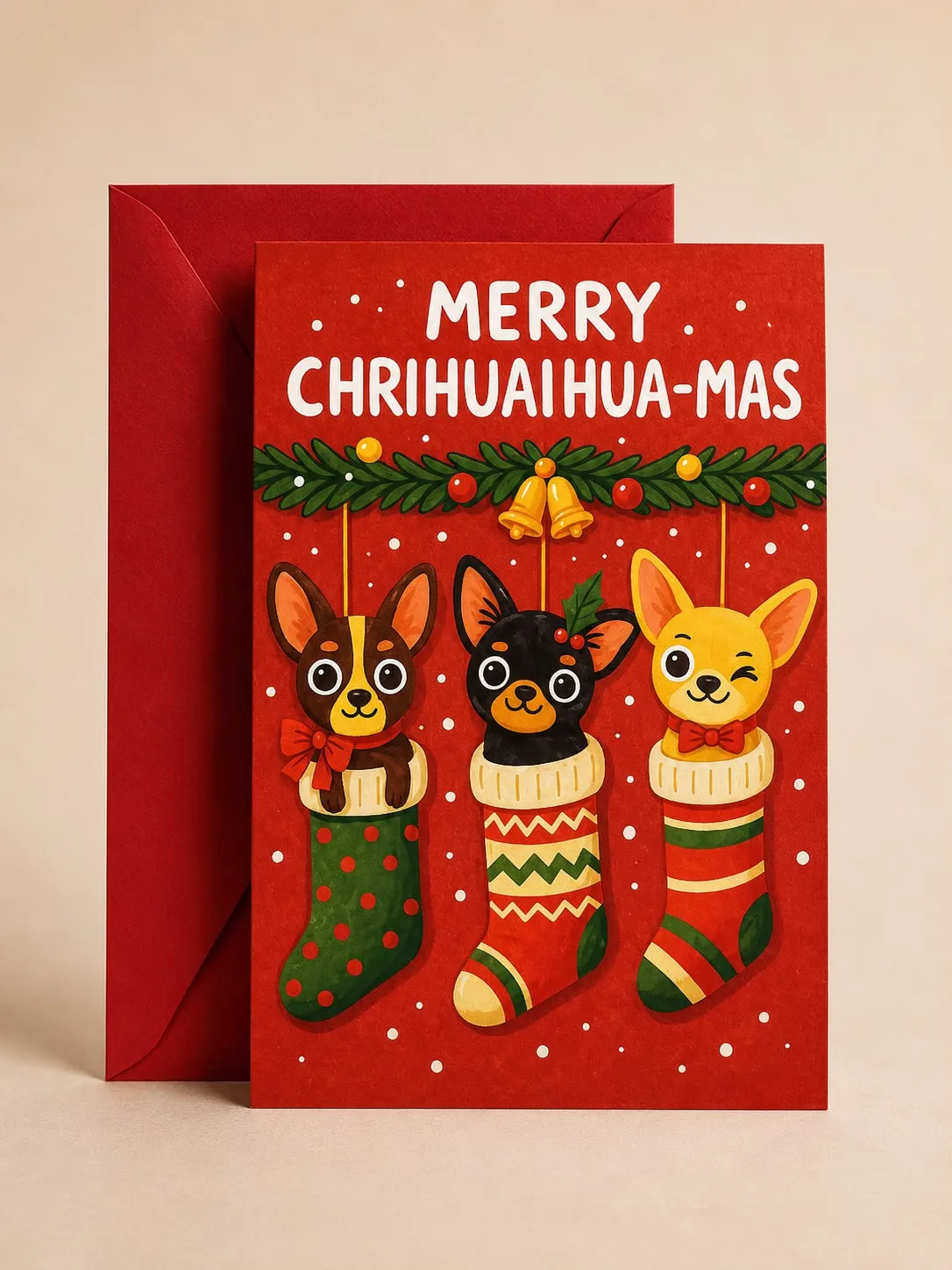 "Chrihuaihua-mas" Holiday Card