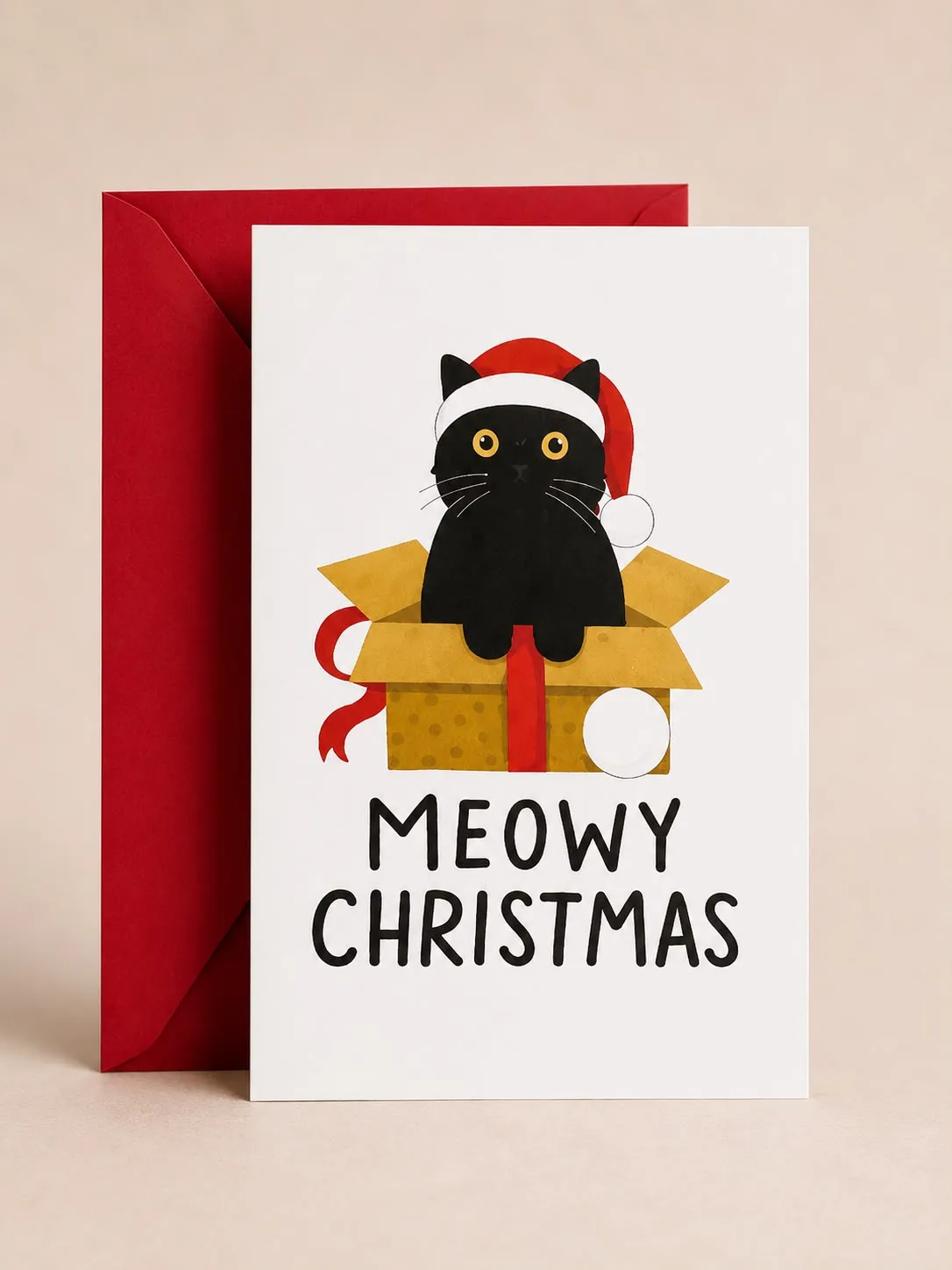 Meowy Christmas Card