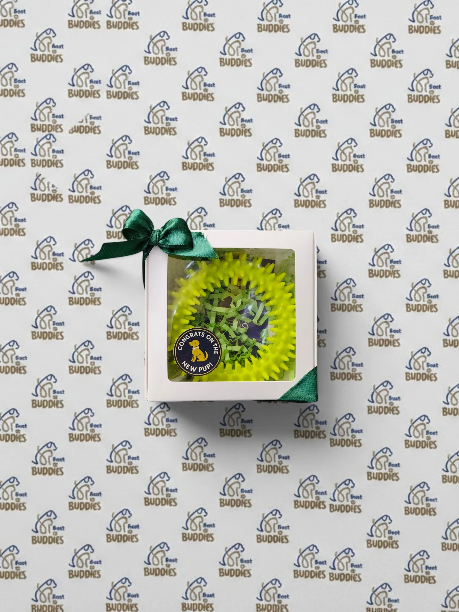 "Congrats on the new pup!" Gift