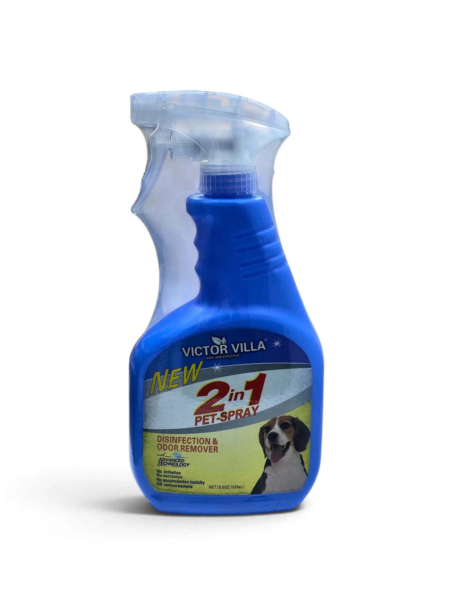 Victor Villa 2-in-1 Pet Disinfectant & Odor Remover Spray (550ml)