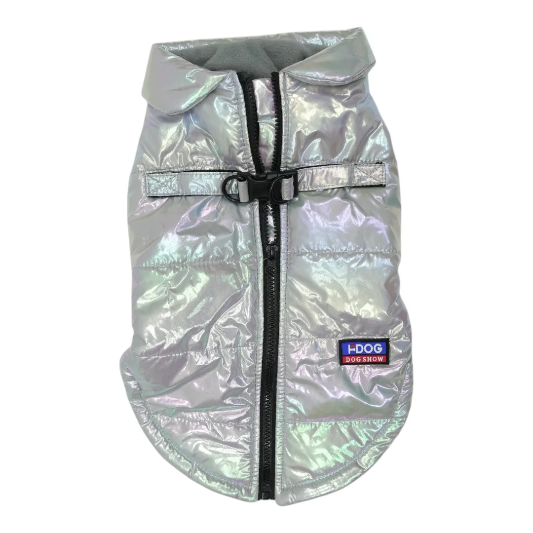 Sleek Waterproof Winter Jacket with Harness for Pets (2XL)