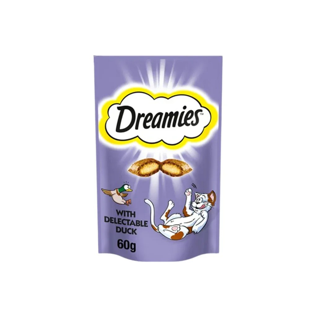 DREAMIES Cat Treat Biscuits With Duck Flavour 60g