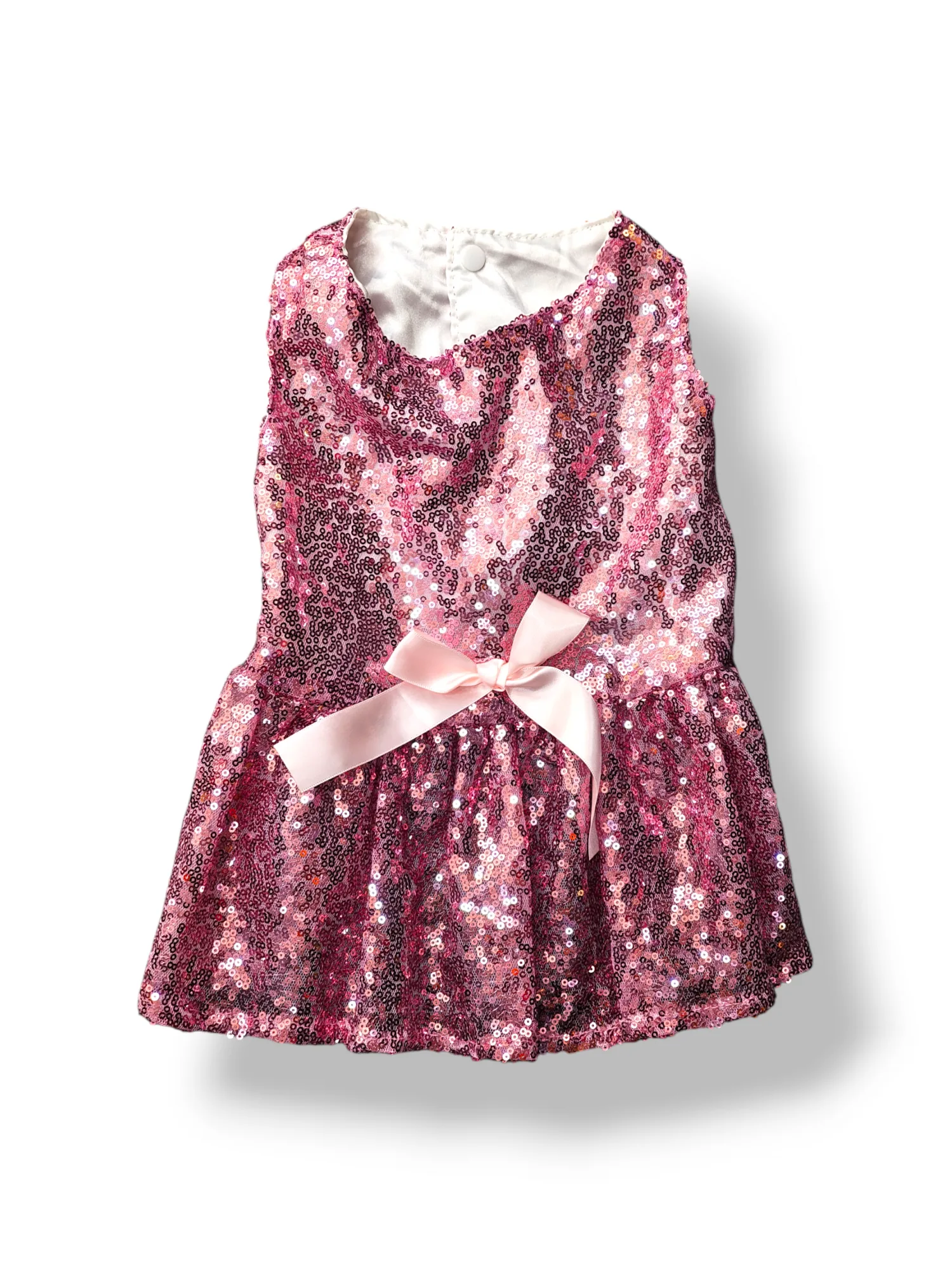 Sequined pet formal dress - L