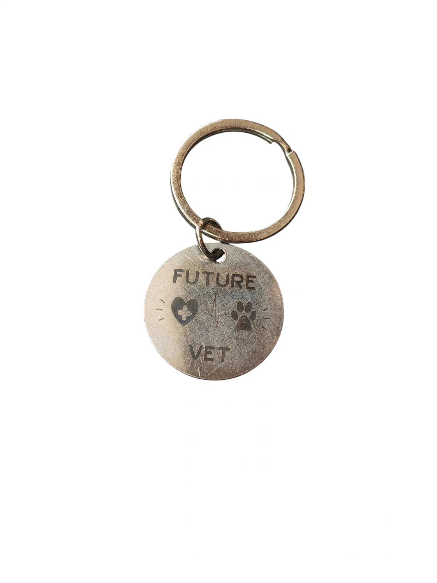 FUTURE VET metal keychain