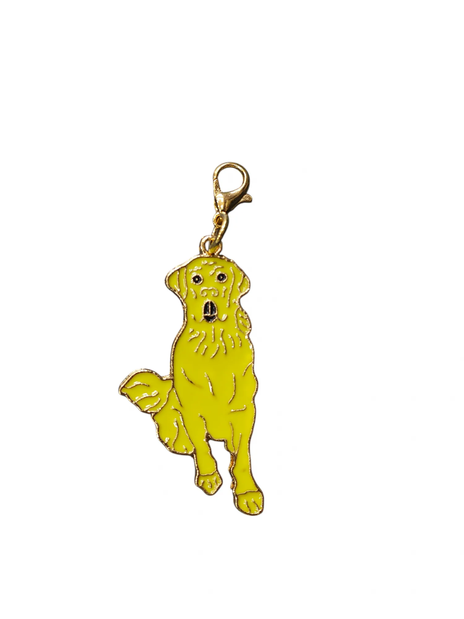 Golden Retriever Clip-On Charm