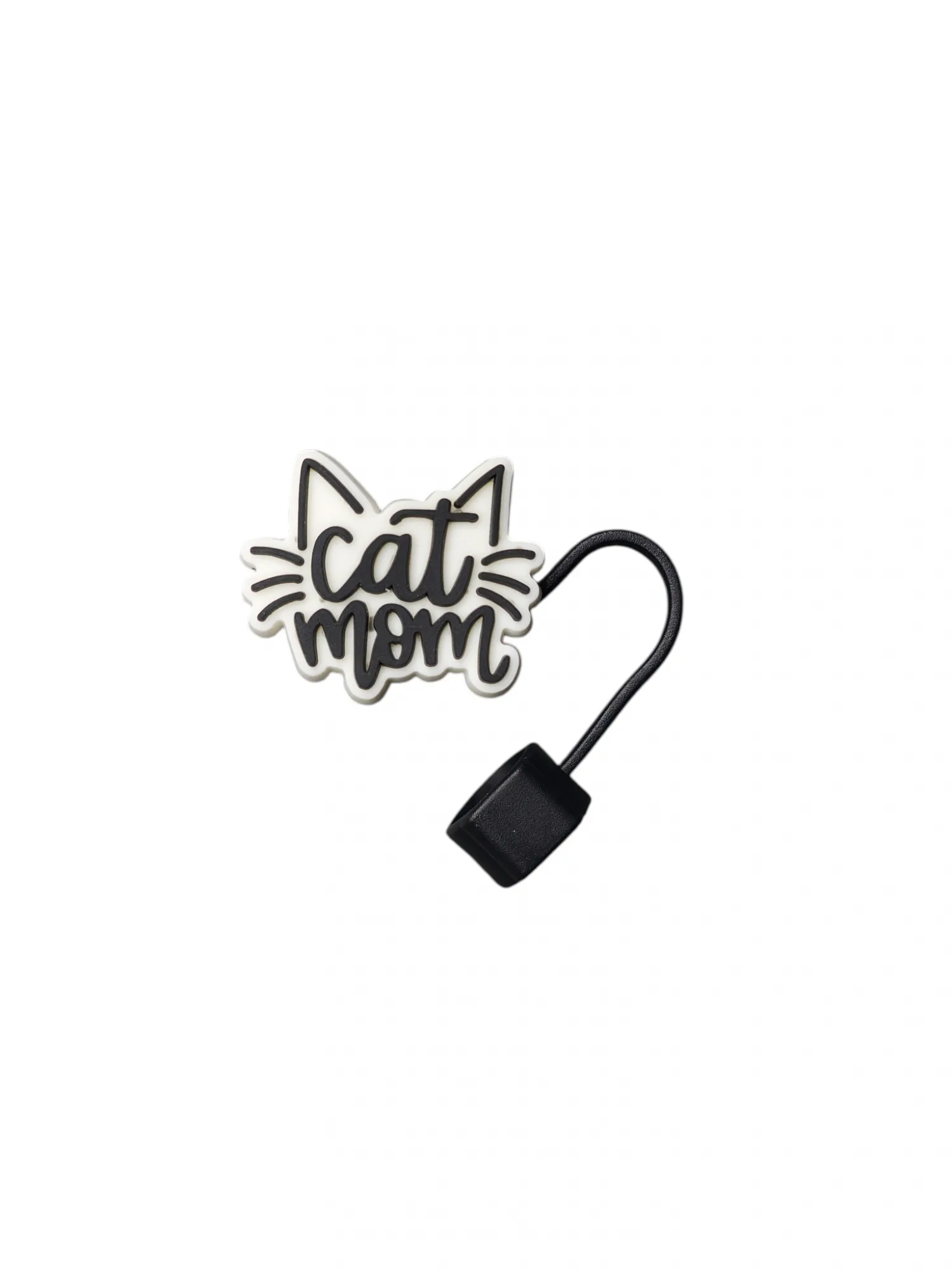 Cat mom Straw Cover