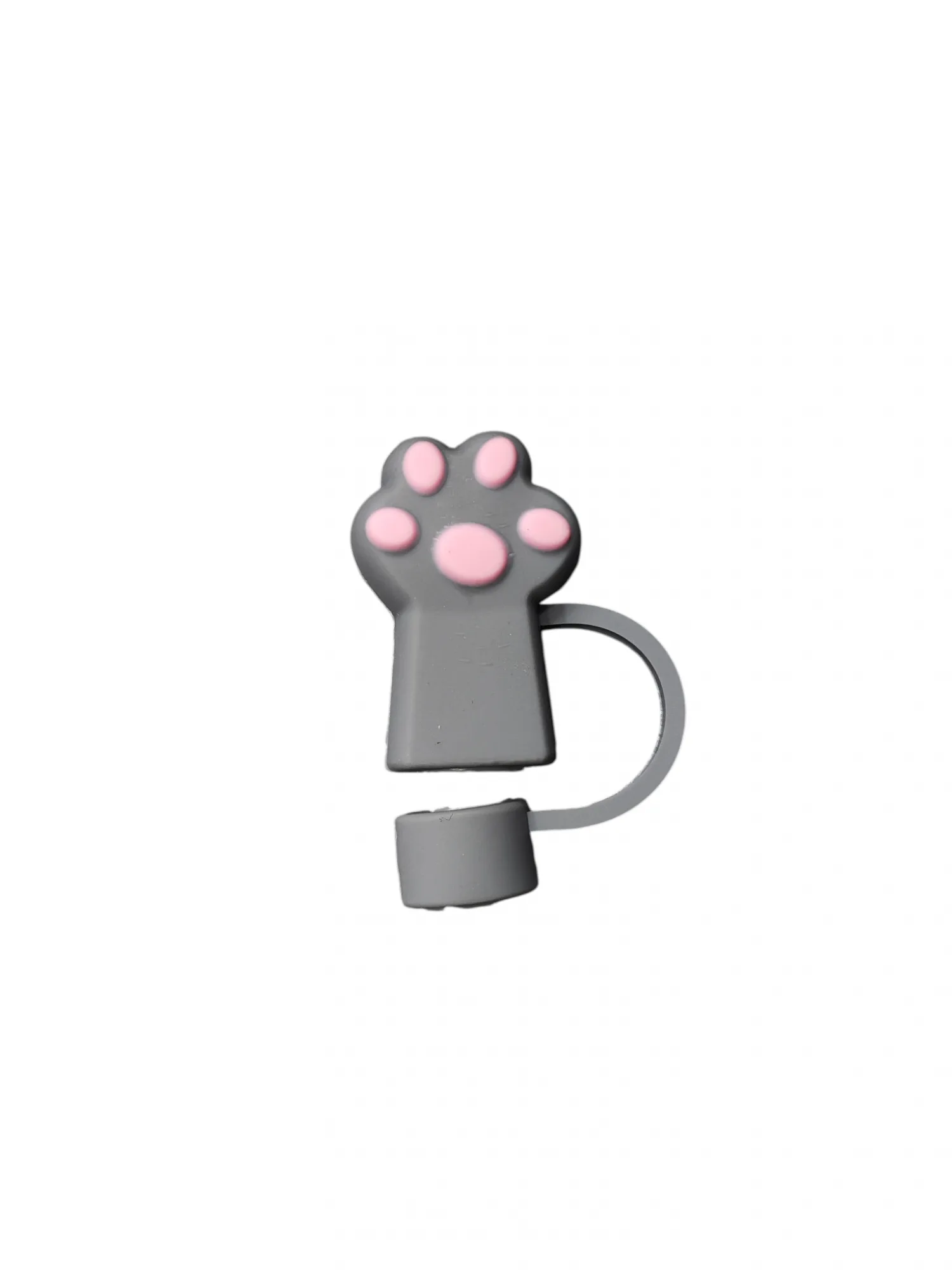 Grey paw straw cover