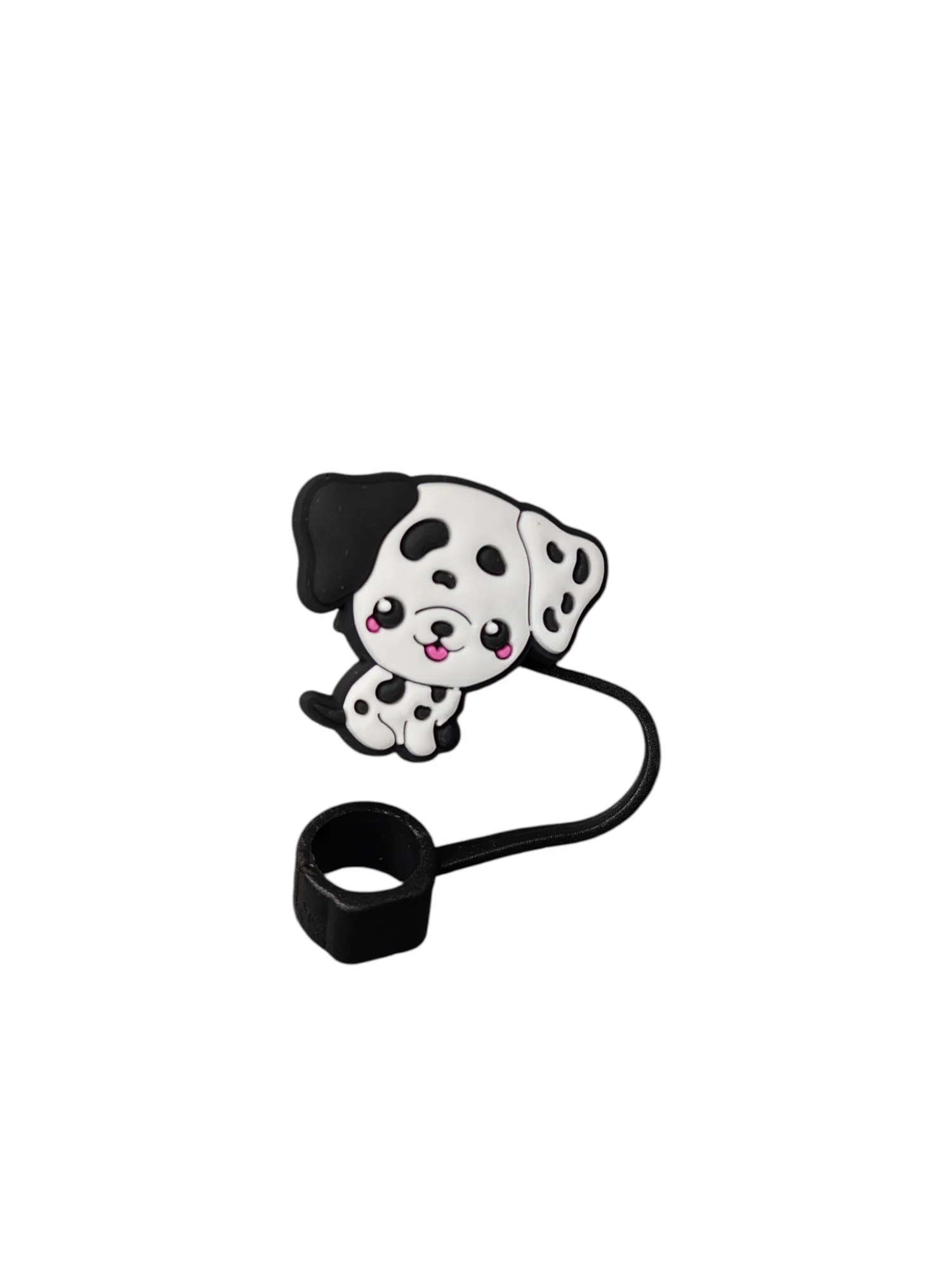 Dalmatian puppy straw cover