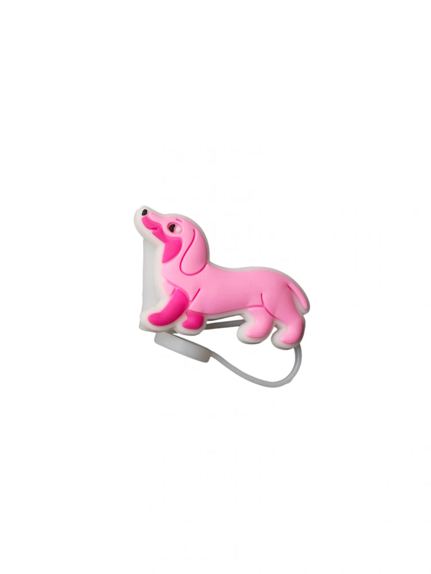 Dachshund straw cover