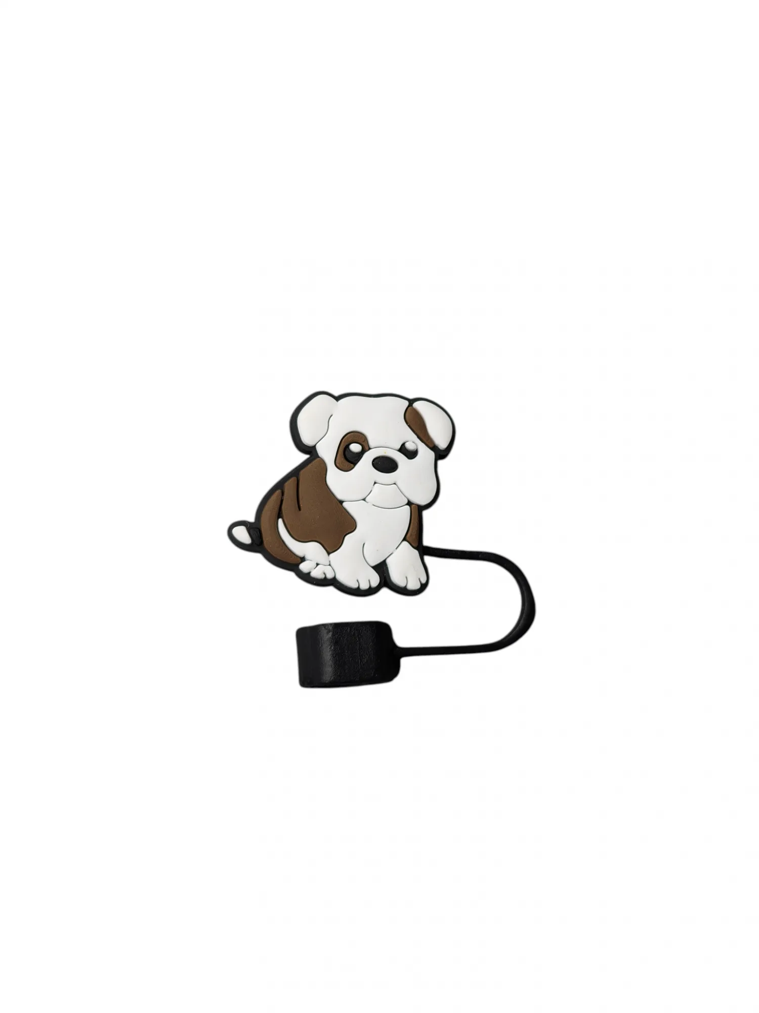 Bulldog straw cover