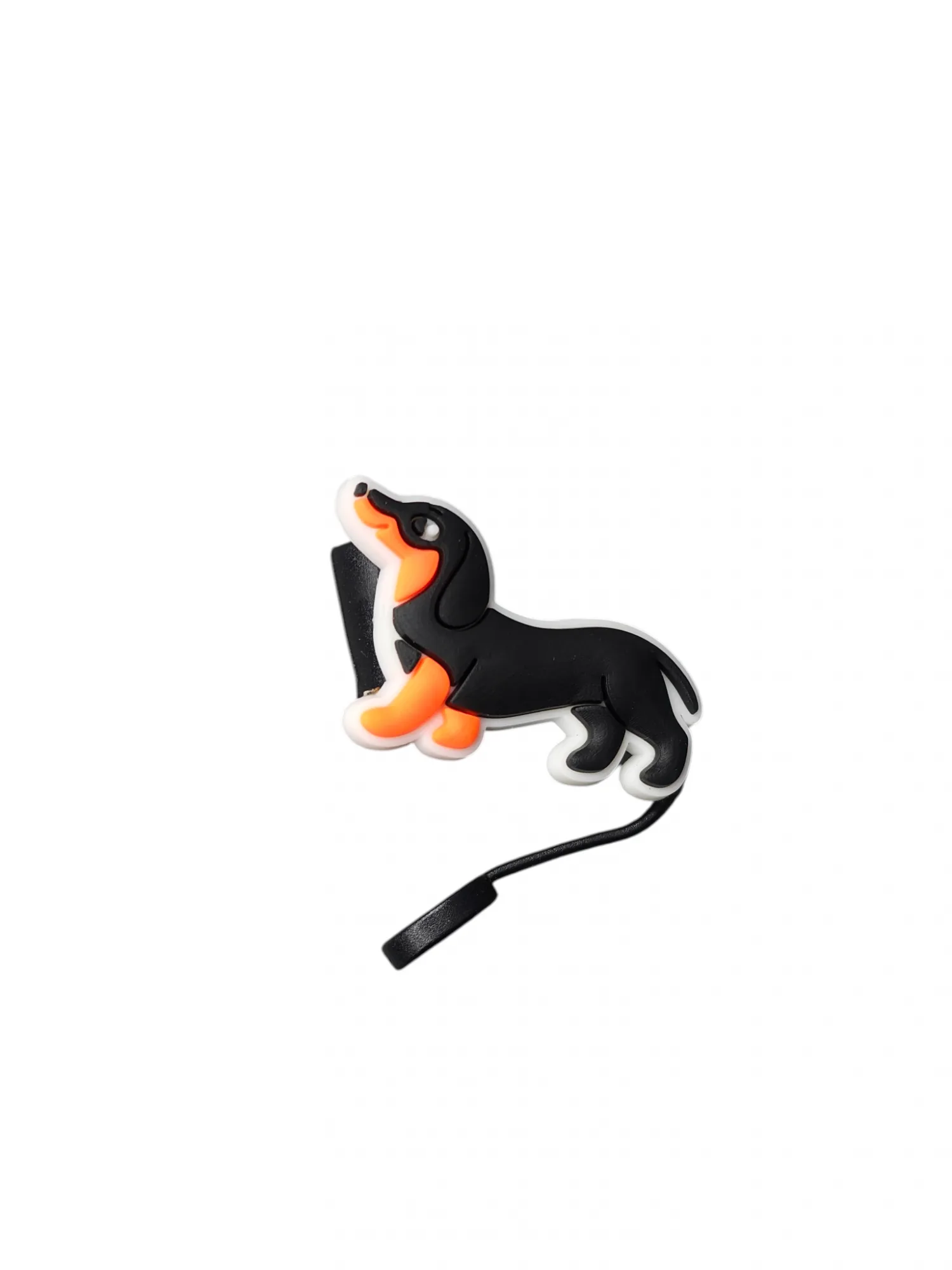 Dachshund straw cover
