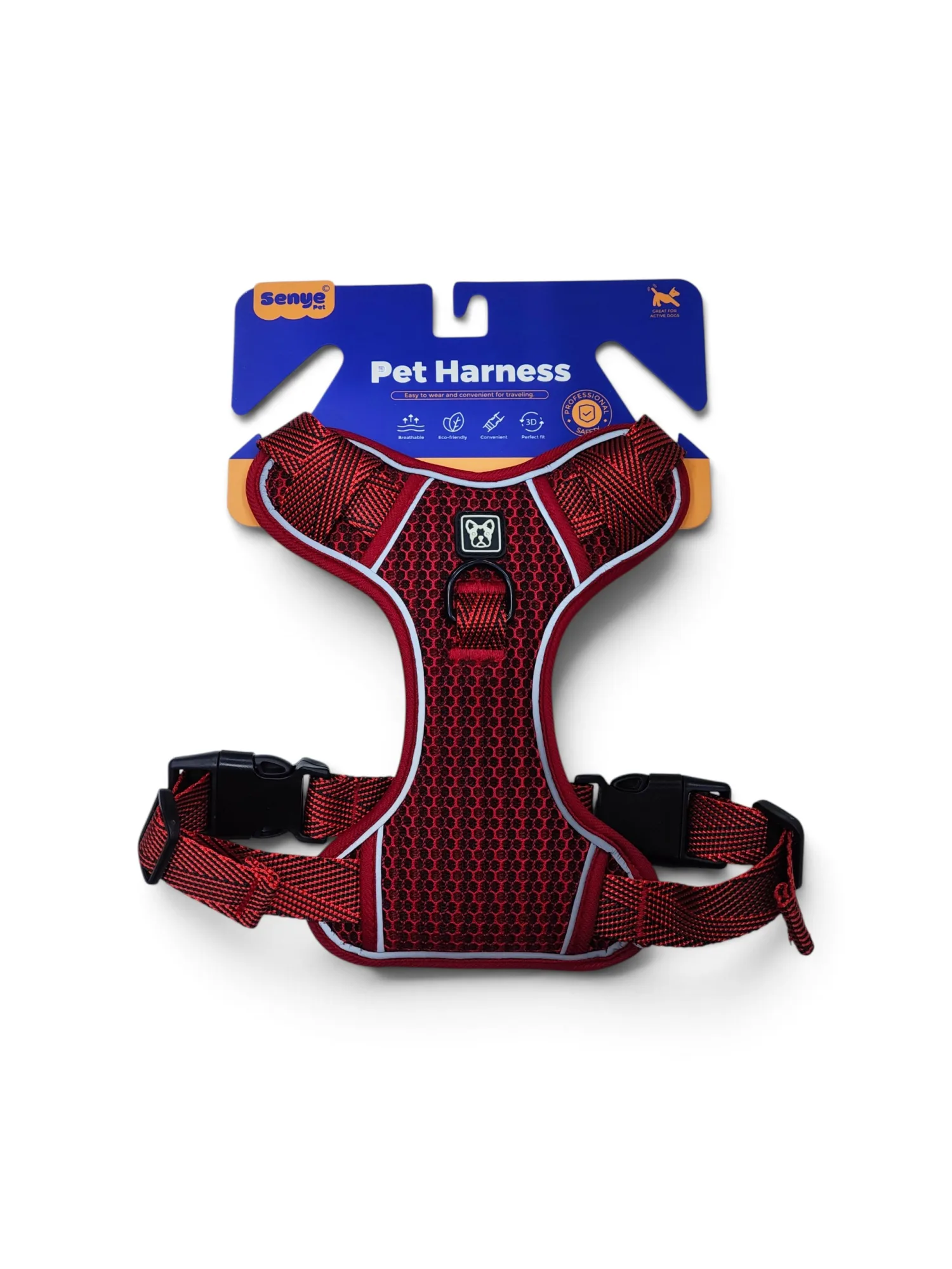 Mesh Harness - Red / S