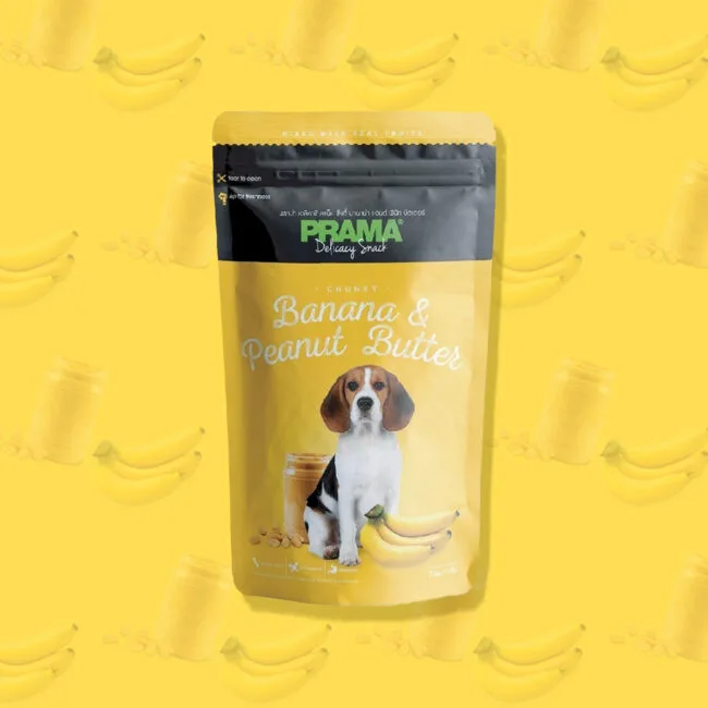 Prama dog treat - Banana & Peanut butter