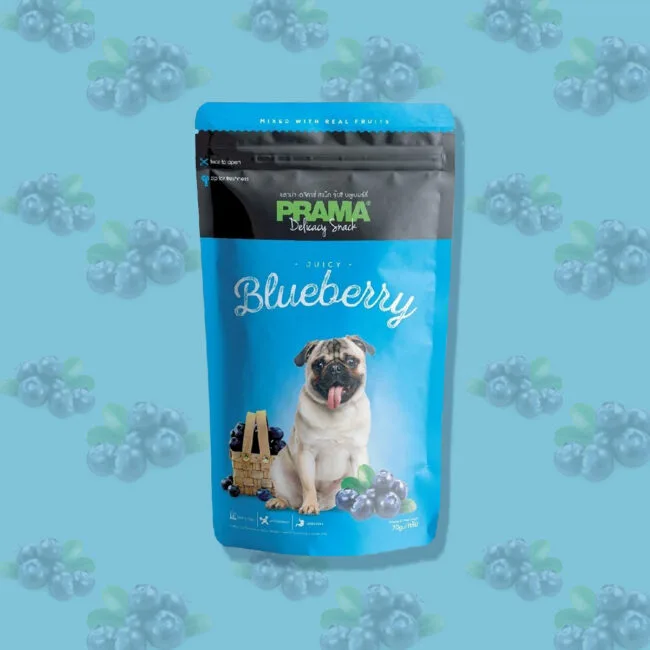 Prama dog treat - Blueberry