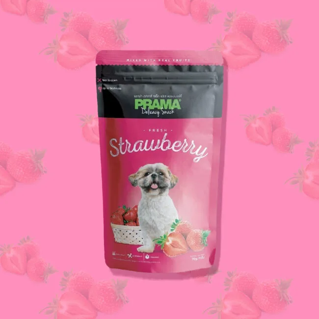Prama dog treat - Strawberry